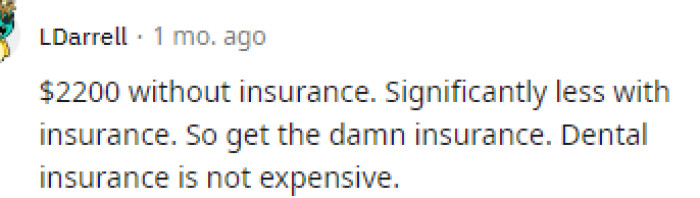 A lot of people are making it seem like there is a lot of variation and that this may be a big problem for those who don't have insurance.
