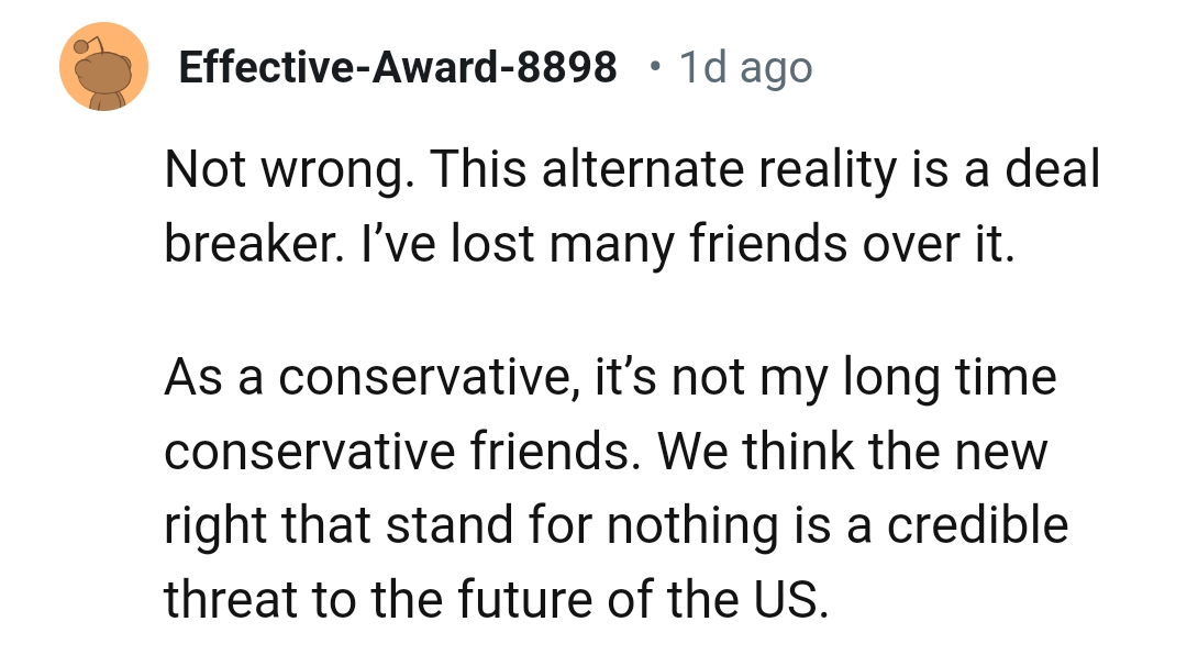 The new right that stand for nothing