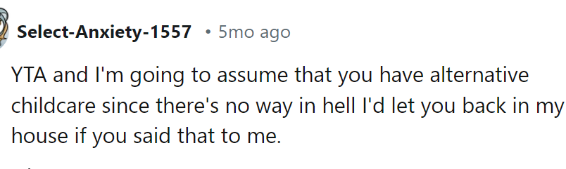 The OP should start looking for alternatives.