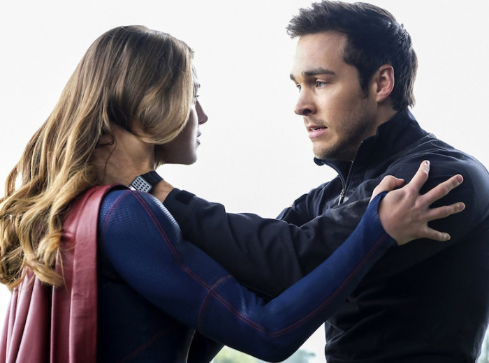 2. Melissa Benoist and Chris Wood