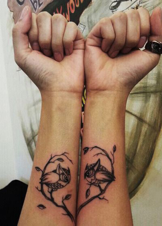 15. This is what I would classify as a couple's tattoo. In the worst situation, it's still a strong standalone piece.