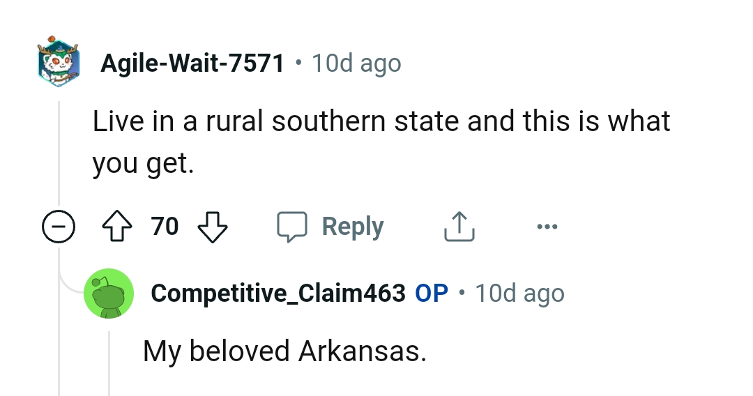 And the comments from other Redditors roll in...