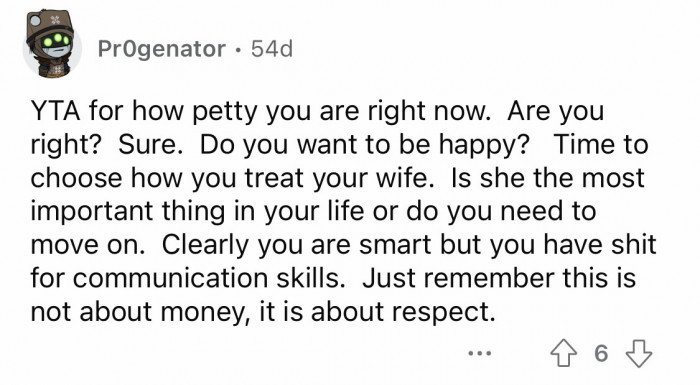 10. There's so much ego in both of you.