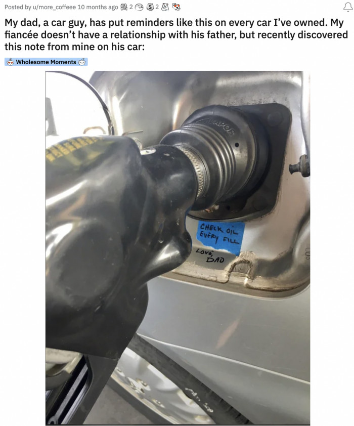 16. This girl's boyfriend finally has a father figure who looks out for him.