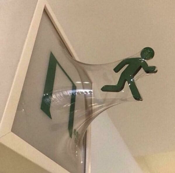 27. “This Is A Great Take On Something That’s Just Always Been There But Nobody Thought To Have Fun With. It Conveys ‘Exit’ Better Too”