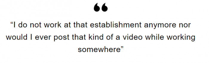 People started to worry about her career after she posted the video.