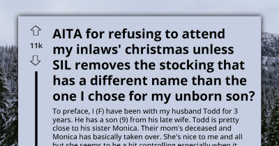 The Stocking That Ruined Christmas: How Pregnant Redditor Rejected Sister-in-Law’s Attempt To Name Her Unborn Son
