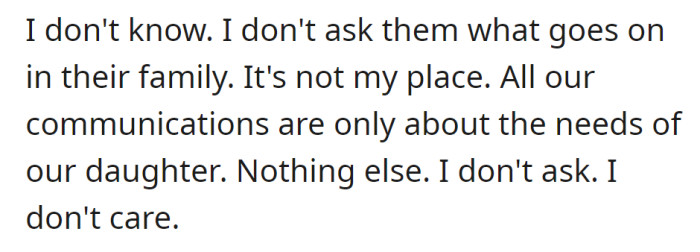 And the OP responded: