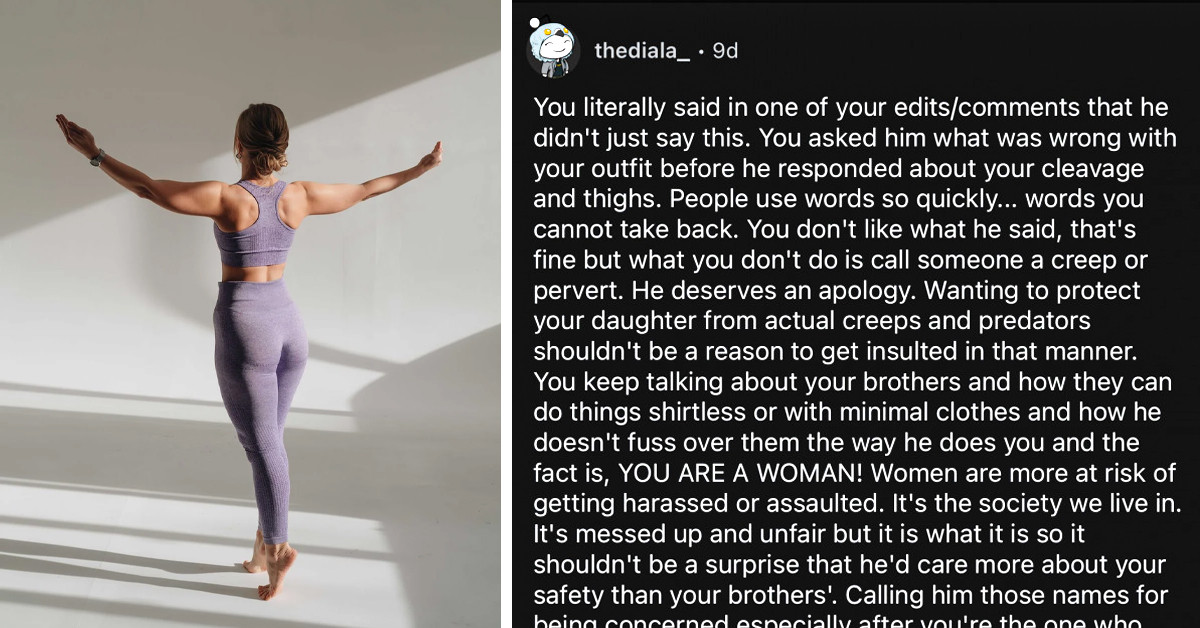 19-Year-Old Calls Her Dad A "Creepy Pervert" After Telling Her That Her Running Clothes Are Too Revealing