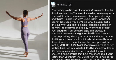 19-Year-Old Calls Her Dad A "Creepy Pervert" After Telling Her That Her Running Clothes Are Too Revealing