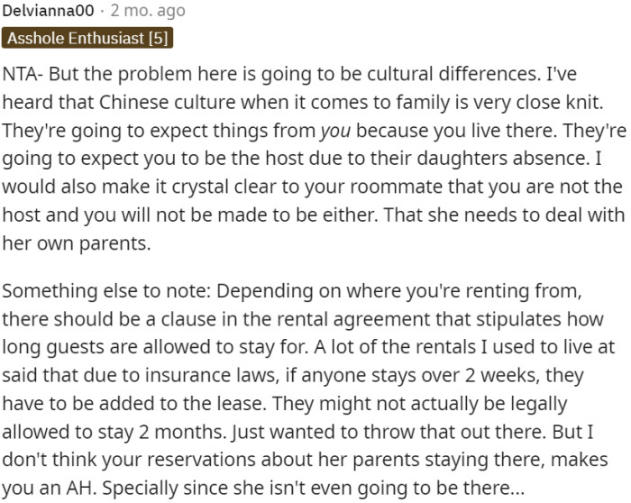 It's perfectly reasonable for OP to have reservations about this arrangement, especially since her roommate won't even be present during their visit