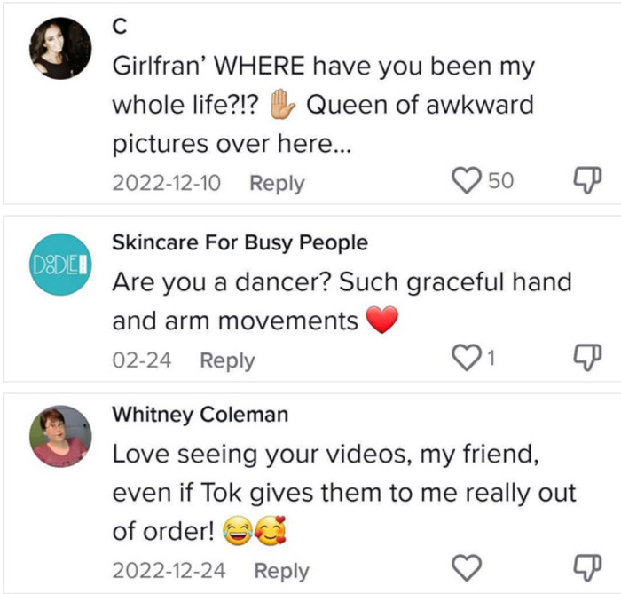 23. Here's how some individuals perceived Christine's guidance.