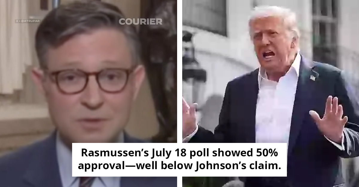 New Polls Reveal Real Numbers Behind Trump’s Popularity as Speaker Claims 90% Approval