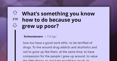 How Growing Up Poor Shaped People’s Practical Skills