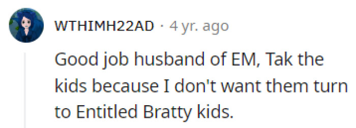 Props to the husband