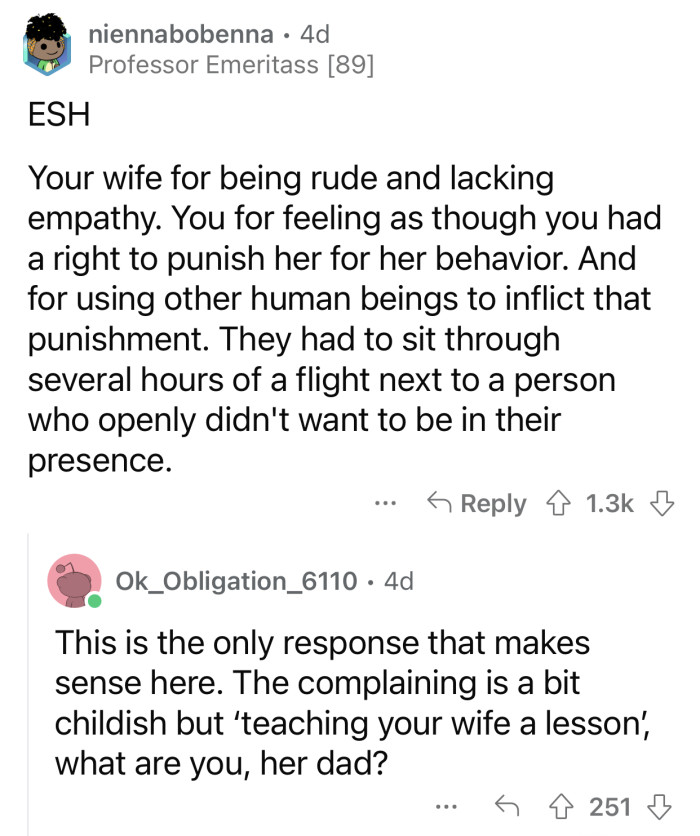 Both OP and his wife are in the wrong here.