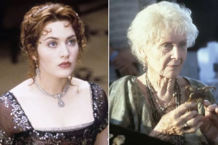 8. Kate Winslet and Gloria Stuart