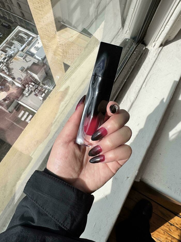 "My Nails And This Lip Tint"