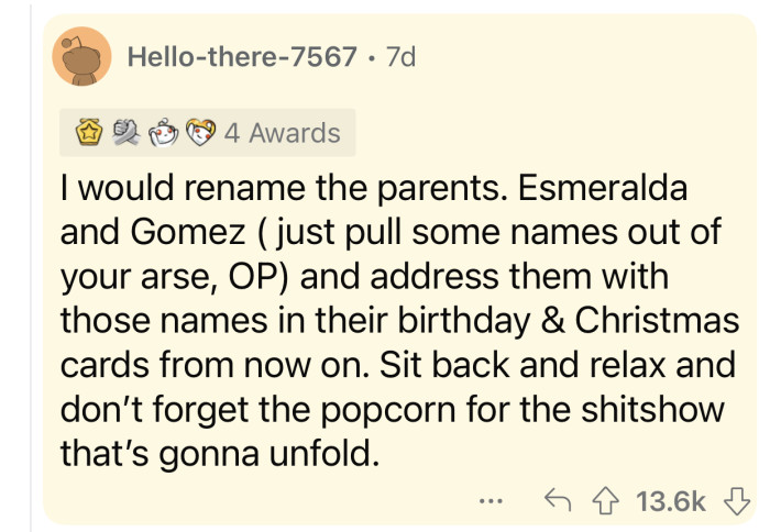 OP should pull an Uno reverse card on them and see how they like it.