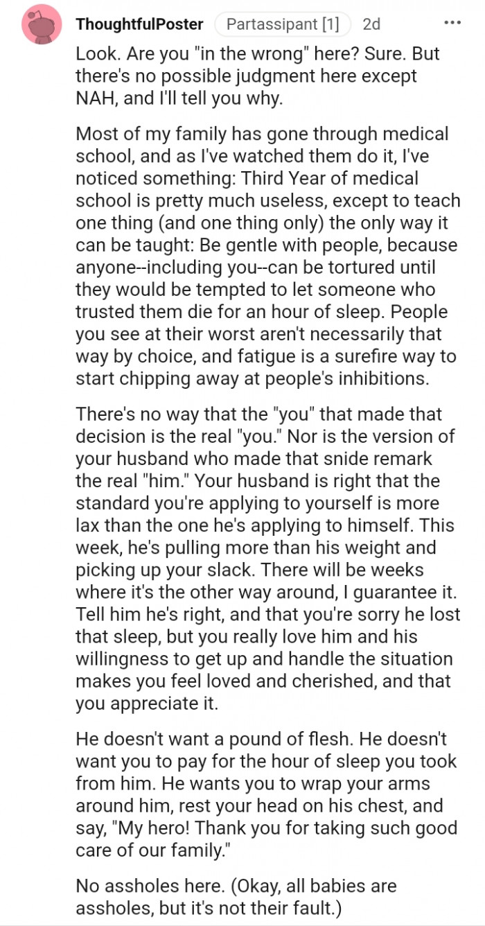 There's no possible judgment here except 