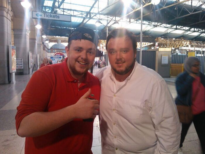 "Game Of Thrones Star Samwell Tarley Met His Doppelgänger!"