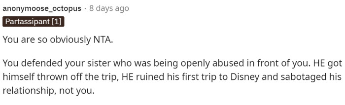 She is most definitely NTA, and everyone should recognize that after reading the post and discovering how the boyfriend really is.