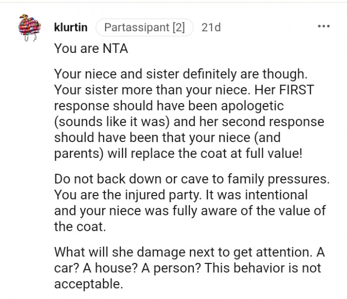 Do not cave in to family pressure