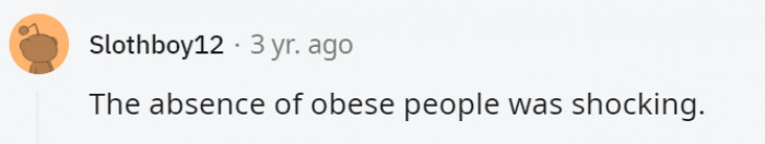 16. It's probably because not everything is as oversized as they are in the US