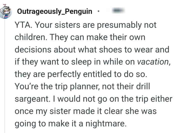 They can make their own decisions