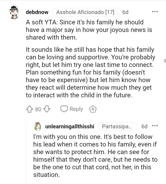 You can plan something fun for his family