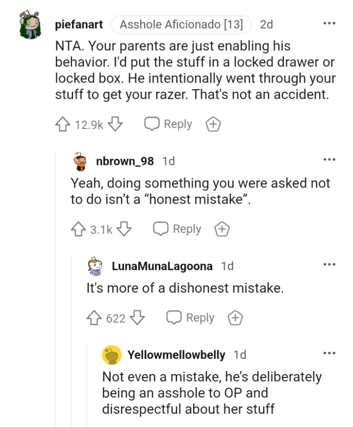 Doing something you were asked not to do is not an honest mistake