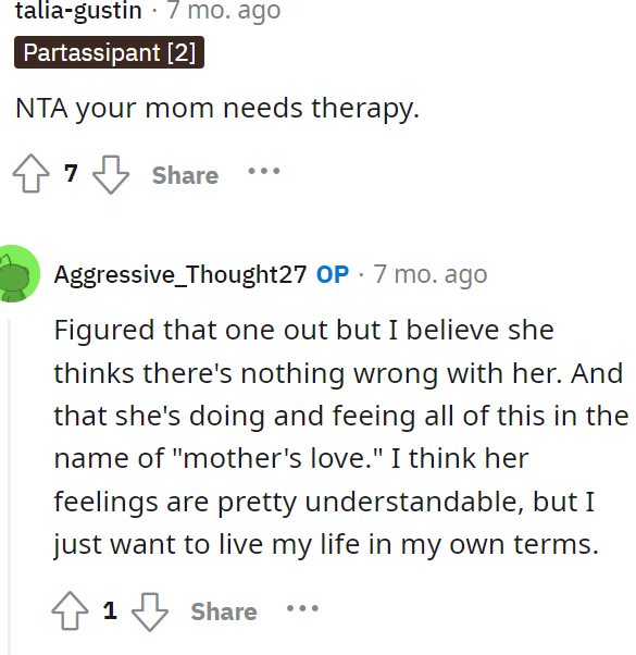 Yep, we definitely have to agree that she probably does need therapy, especially after how she reacted to this.