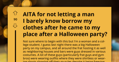 Lady Refuses Clothes To Half-Naked Male Stranger, Brother Tells Her To Show More Empathy If She Wants Guys To Like Her