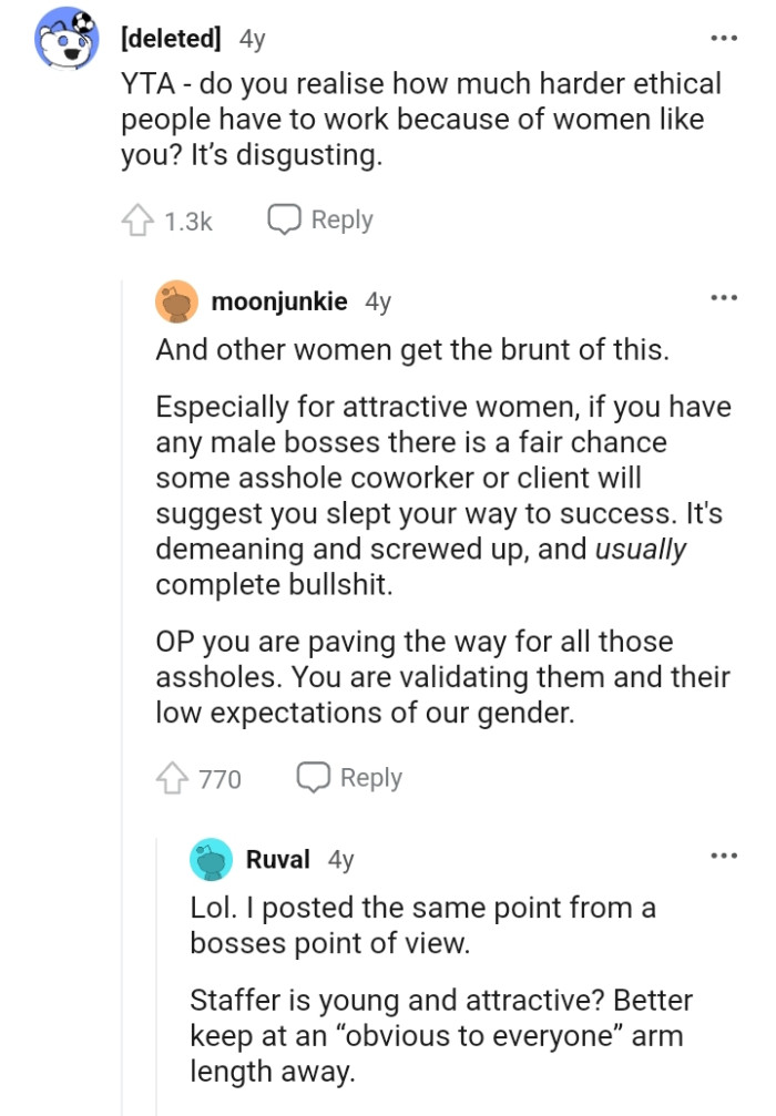 Ethical people have to work a lot harder because of people like the OP