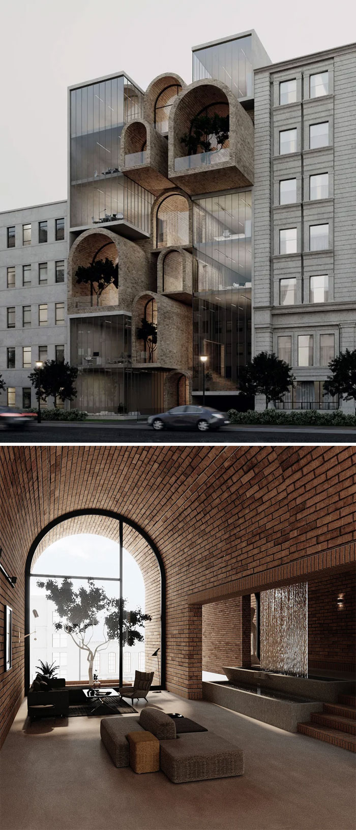 11. The Tagh Pelleh Office Building in Tehran, Iran, designed by architects Hossein Kalantari and Amirhossein Rezaei.