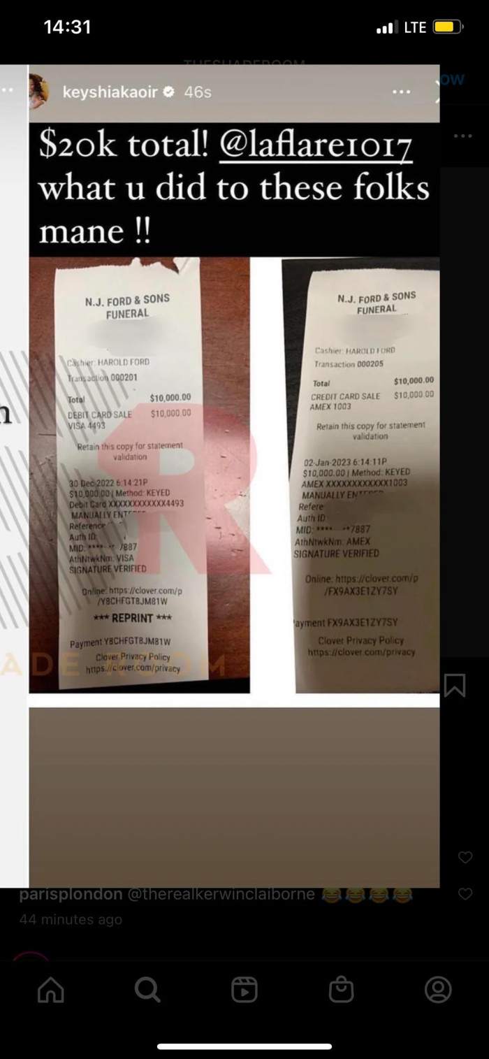 Keyshia Ka’Oir Was Forced to Share Proof That Her Husband Honored His Pledge