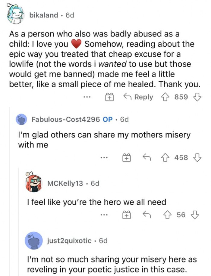Reading this story made a Redditor feel better.