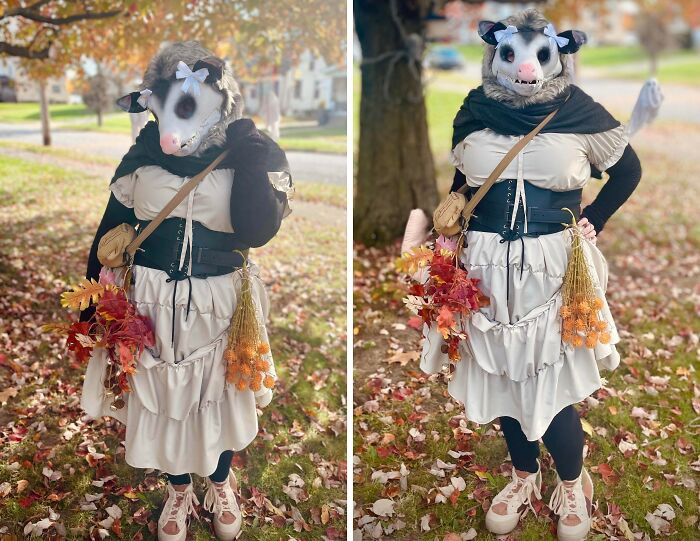 41. My Daughter Is Obsessed With Opossums, So I Made This For Her Last Halloween