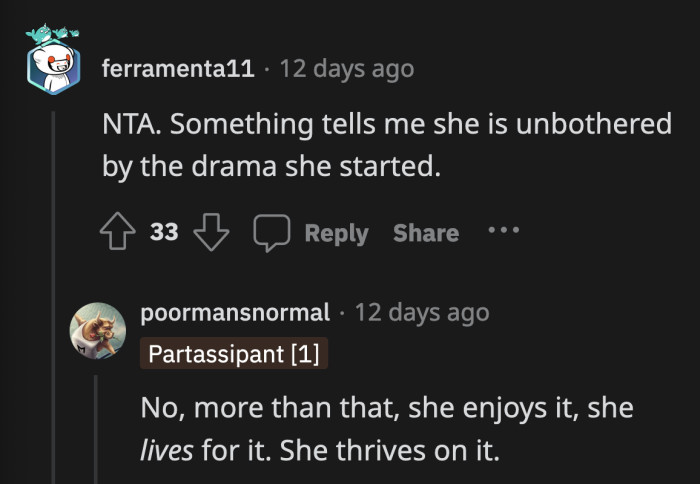 It's what keeps her audience engaged, I suppose