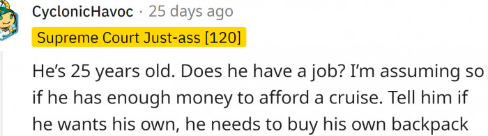 Doesn't he have a job?