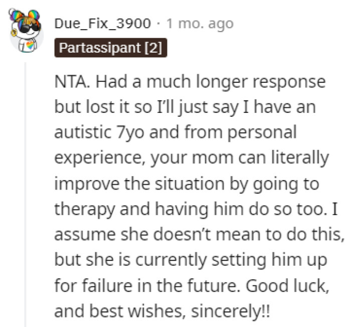 Setting him up for failure