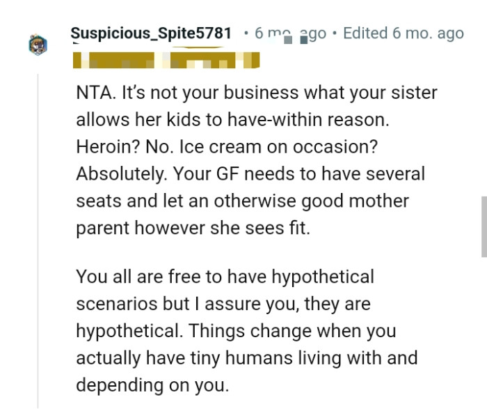 Y'all are free to have hypothetical scenarios