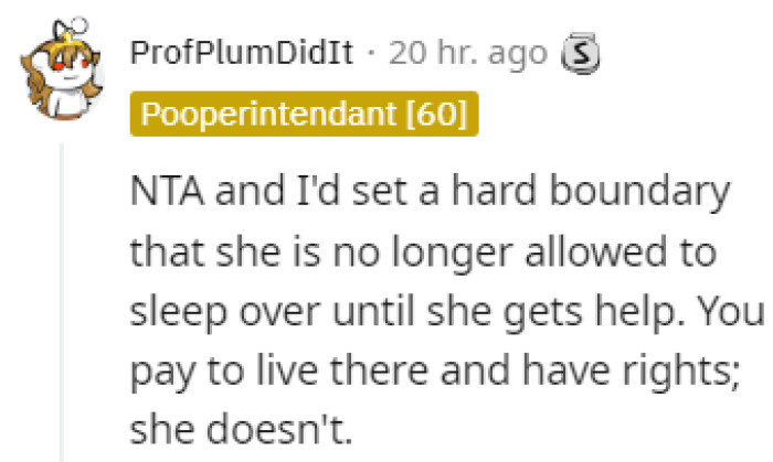 She has no rights there