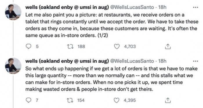 If you've never worked in a restaurant, you'll appreciate how difficult this promotion made the day for the employees.