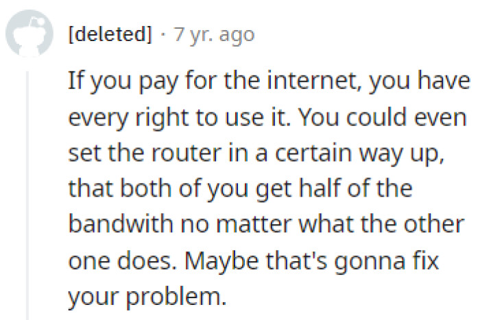 OP has every right to use the internet