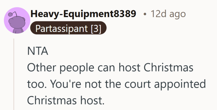 It is almost a relief to hear someone say out loud what she already knew. Anyone else could step in.