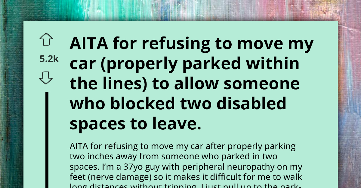 Man Refuses To Move Car Parked Near Rude Couple Hogging Two Disabled Spaces, Cops Side With Them Instead