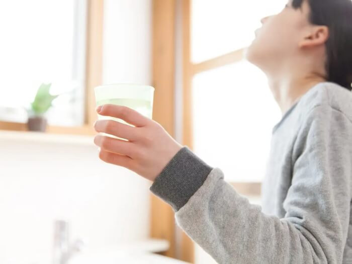 16. That gargling saltwater works way better than cough drops for colds and sore throats