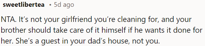 OP is not obligated to do it for her.