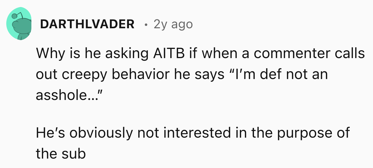 Not Interested In The Purpose of the Sub